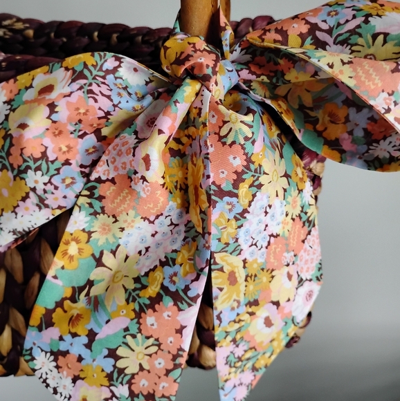 Liberty Art Fabric Tana Lawn Skinny Scarf Thorpe Pastel Cottagecore Bespoke - Picture 1 of 14